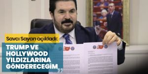 Sayan, Trump ve Hollywood yıldızlarına birer kutu maske ile mektup göndereceğini açıkladı