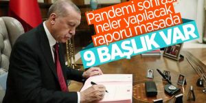Erdoğan'a normale dönüşte tedbirler hakkında rapor