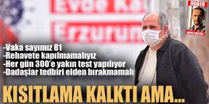 Erzurum'da Kısıtlama kalktı ama...