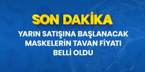 Cerrahi maskeler KDV dahil en fazla 1 liradan satışa sunulacak