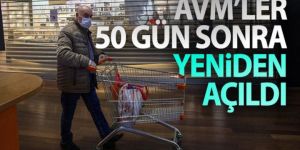 Erzurum'da AVM'ler yeniden kapılarını açtı