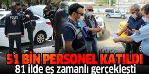 81 ilde Türkiye Güven Huzur Uygulaması gerçekleştirdi