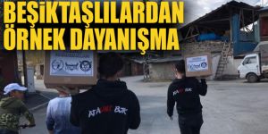 Beşiktaşlılardan örnek dayanışma