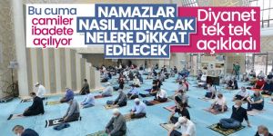 Diyanet cuma namazı için uyarı afişi hazırladı