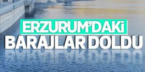 Erzurum’daki barajlar doldu