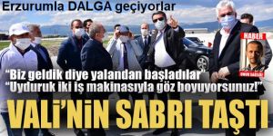 Erzurumlunun canıyla oynuyorlar: Vali Memiş isyan etti