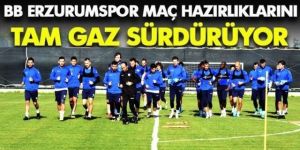 Erzurumspor hazırlıklarını sürdürüyor