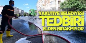 Yakutiye Belediyesi virüse karşı tedbiri elden bırakmıyor