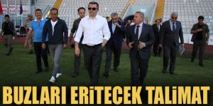 Vali Memiş'ten stadyum için talimat...