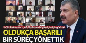 Sağlık Bakanı Koca, AB ülkelerinin büyükelçileriyle görüştü