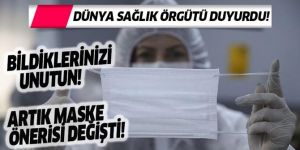 Artık maske önerisi değişti