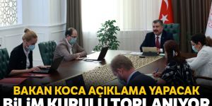 Bakan Koca toplantı sonrası açıklama yapacak