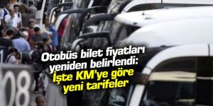 Otobüs ücretlerinde tavan fiyat yeniden belirlendi: İşte bilet fiyatları