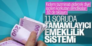 Tamamlayıcı emeklilik sistemi ayrıntıları