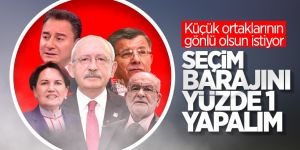 CHP seçim barajının düşürülmesini istiyor