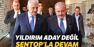 Yıldırım aday değil, Şentop'la devam