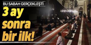 3 ay sonra camiye kavuşan vatandaşlar duygu dolu anlar yaşadı