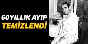 O tarihî ayıp temizlendi