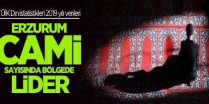 Erzurum cami sayısında bölgede lider il