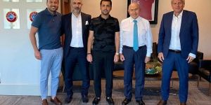 Erzurumspor Kulübü’nden TFF Başkanı Nihat Özdemir’e nezaket ziyareti