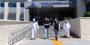 Yakutiye Belediyesi YKS sınavı öncesi okulları dezenfekte etti