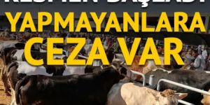 Kurban kesimiyle ilgili tebliğ Resmi Gazete'de yayımlandı