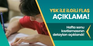 Hafta sonu kısıtlamasının detayları açıklandı!