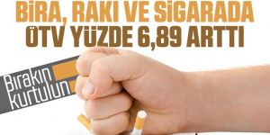 Tütün ve alkol ürünlerinde ÖTV'ye zam