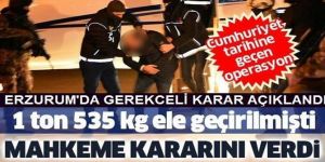 Dev uyuşturucu operasyonuyla çökertilen "şebekenin şifreleri" gerekçeli kararda