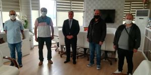 Kayak yöneticileri Gençlik Hizmetleri ve Spor İl Müdürlüğünü ziyaret etti