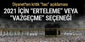 Hacca gitmekten vazgeçenlerin ücretleri geri ödenecek