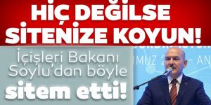 İçişleri Bakanı Süleyman Soylu Kadın STK'lara böyle sitem etti: