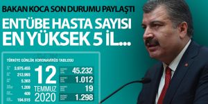 Türkiye'de Kovid-19'dan 194 bin 515 kişi iyileşti
