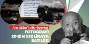 Ara Güler'in ilk röportaj fotoğrafı 20 bin 532 liraya satıldı