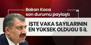Bakan Koca, günün koronavirüs tablosunu paylaştı