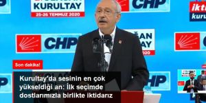 CHP Kurultayı'nda konuşan Kılıçdaroğlu: İlk seçimde dostlarımızla birlikte iktidar olacağız
