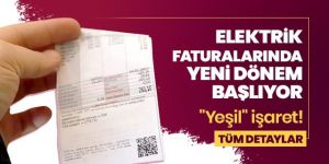 Elektrik faturalarına "yeşil" işaret!