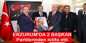 Oltu ve Tortum Belediye başkanları Büyük Birlik Partisinden istifa etti