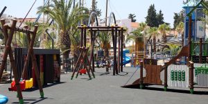 Bodrum Limanında çocuklara özel oyun parkları
