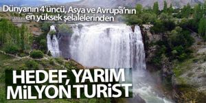 Tortum Şelalesi doğal güzellikleriyle Kurban Bayramı'nda ziyaretçilerini ağırlayacak