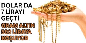 Gram altın 500 liraya koşuyor