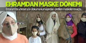 Ehramdan maske çok beğenildi