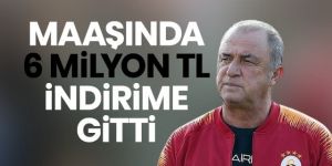 Yılda 18 milyon TL kazanan Fatih Terim, maaşında 3'te 1 indirime gitti