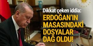 Erdoğan'ın önünde bekleyen dosyalar dağ oldu