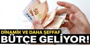 Dinamik ve daha şeffaf bütçe geliyor