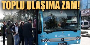 Erzurum'da toplu ulaşıma zam