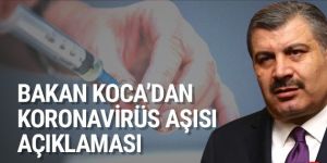 Bakan Fahrettin Koca'dan yerli aşı açıklaması