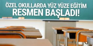Özel okullarda 8. ve 12.'inci sınıflar için yüz yüze eğitim başlıyor!