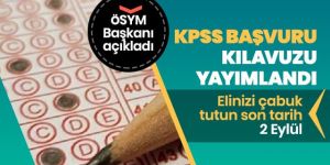 KPSS Ön Lisans Sınavı başvuruları tarihi açıkladı