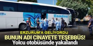 Test sonucu pozitif çıkan hasta otobüste yakalandı